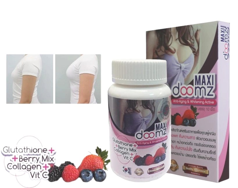 Viên uống trắng da nở ngực Maxi Doomz