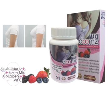 Ảnh sản phẩm Viên uống trắng da nở ngực Maxi Doomz 1