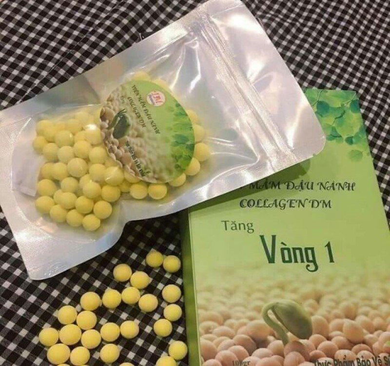 Viên mầm đậu nành Collagen DM tăng Vòng 1