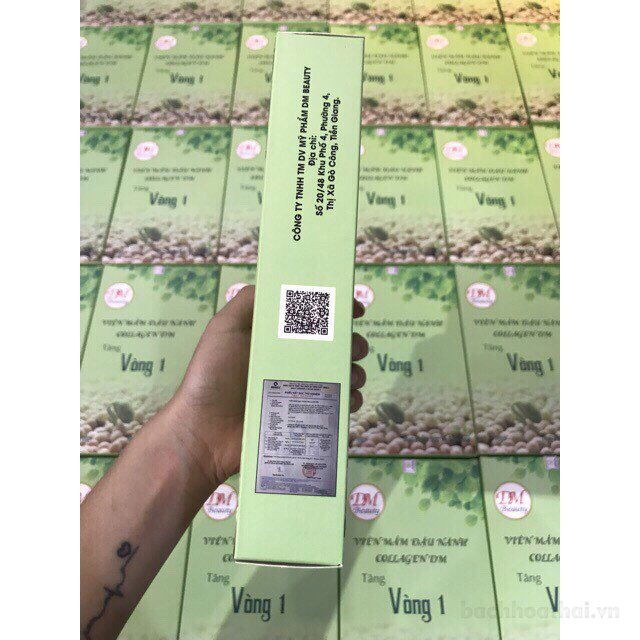 Viên mầm đậu nành Collagen DM tăng Vòng 1