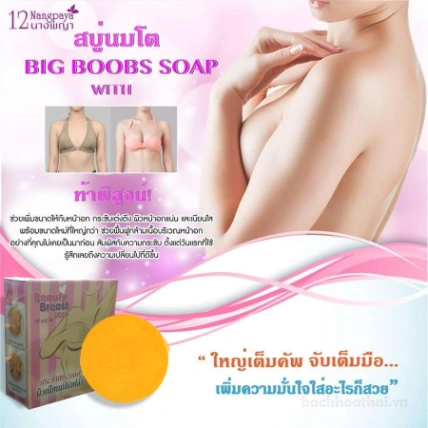 Xà phòng nở ngực 12 Nangpaya Beauty Breast Soap Thái Lan ảnh 7