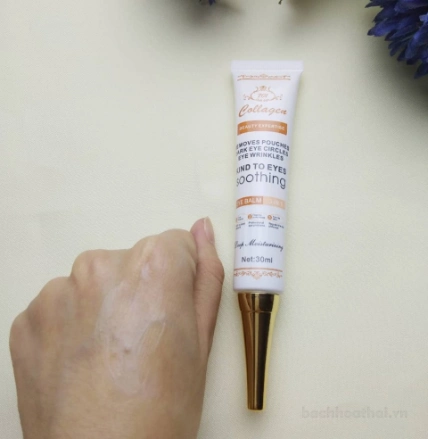 Kem trị thâm mắt Collagen Plus Vit E EYE BALM Kind To Eyes Soothing ảnh 9