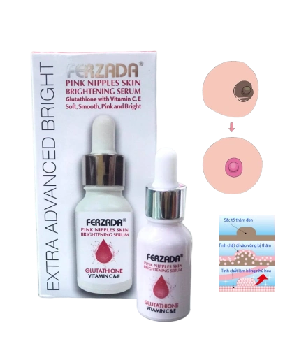 Serum hồng nhũ hoa Ferzada Pink Nipples Skin Brightening ảnh 1