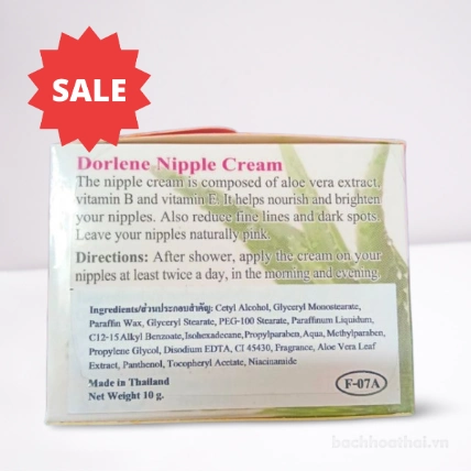 Dorlene Nipple Cream cho bạn thêm hồng hào nhũ hoa ảnh 3