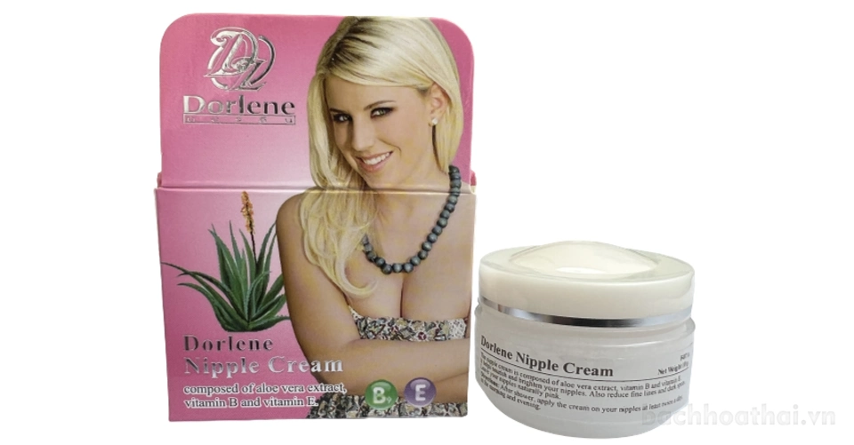 Dorlene Nipple Cream cho bạn thêm hồng hào nhũ hoa