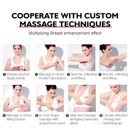 Kem bôi massage tăng kích thước vòng một VIBRANT GLAMOUR Breast Tightening Cream   ảnh 3
