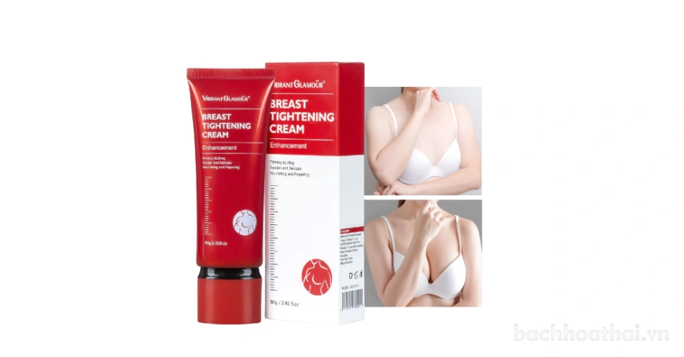 Kem bôi massage tăng kích thước vòng một VIBRANT GLAMOUR Breast Tightening Cream