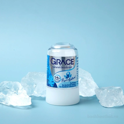Lăn khử mùi đá khoáng Grace Natural Deodorant 70gr ảnh 12