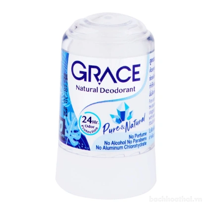 Lăn khử mùi đá khoáng Grace Natural Deodorant 70gr ảnh 14