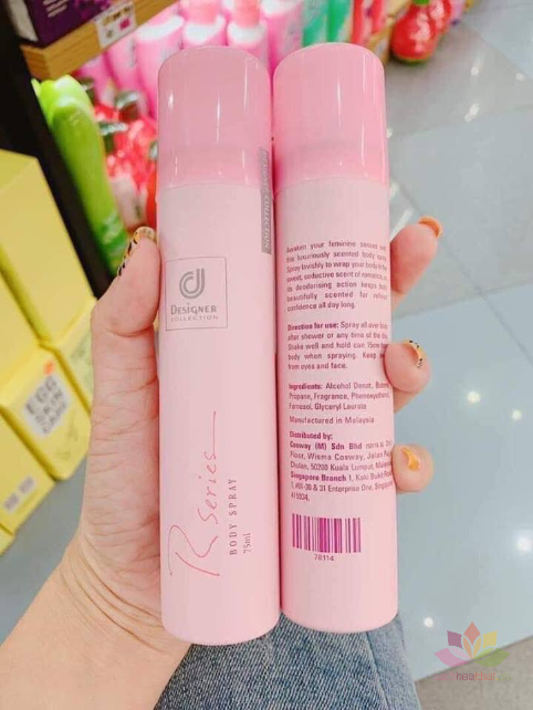 Xịt thơm R Series Body Spray ảnh 3
