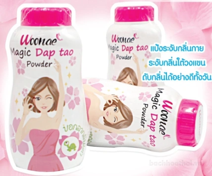 Phấn khử mùi Woonae Magic Dap Tao Powder Thái Lan ảnh 9