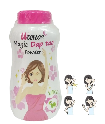 Phấn khử mùi Woonae Magic Dap Tao Powder Thái Lan ảnh 1