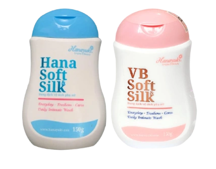 Dung dịch vệ sinh phụ nữ Hanayuki Soft & Silk ảnh 1