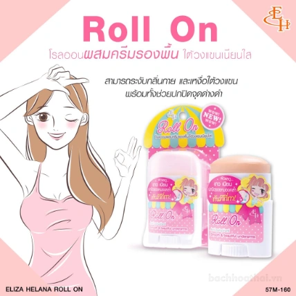 Lăn khử mùi dạng sáp Eliza Helena Roll On Anti-perspirant Thái Lan ảnh 6