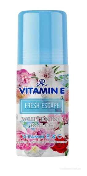 Lăn khử mùi hương nước hoa AR Vitamin E Whitening Roll On ảnh 2
