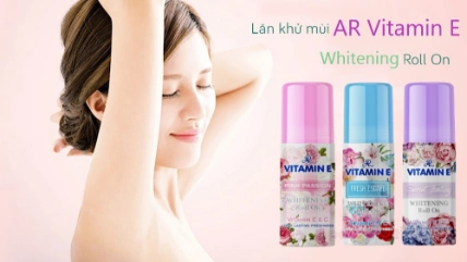 Lăn khử mùi hương nước hoa AR Vitamin E Whitening Roll On ảnh 9