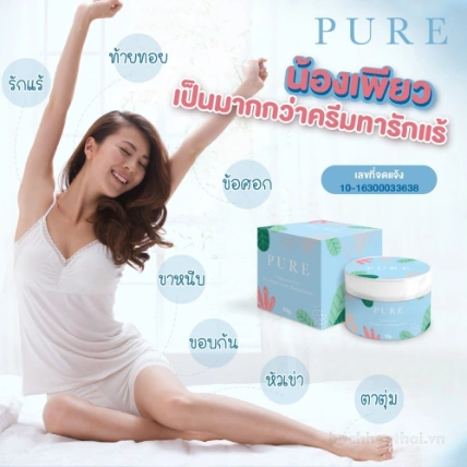 Kem khử thâm nách, mông, bẹn, bikini PURE Underarm care white Secret Toning Essence ảnh 3