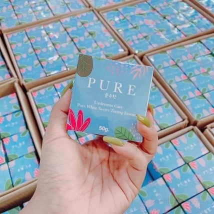 Kem khử thâm nách, mông, bẹn, bikini PURE Underarm care white Secret Toning Essence ảnh 13