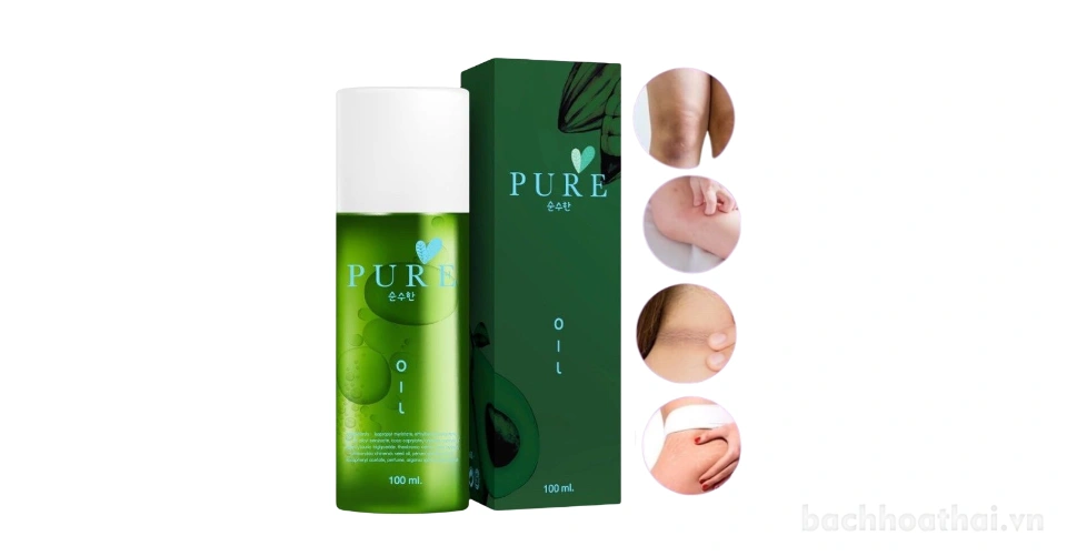 Tinh dầu khử thâm nách, mông rạn da Pure Oil 100ml