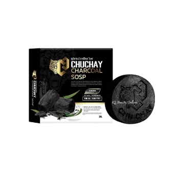 Ảnh sản phẩm Xà phòng vệ sinh than tre Chuchay Charcoal Soap dành cho nam giới  1