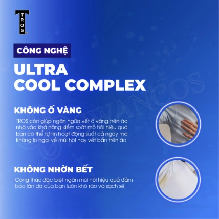 Lăn khử mùi cho nam TROS Deo Roll On 45ml 48h ảnh 5