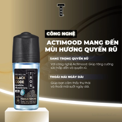 Lăn khử mùi cho nam TROS Deo Roll On 45ml 48h ảnh 4