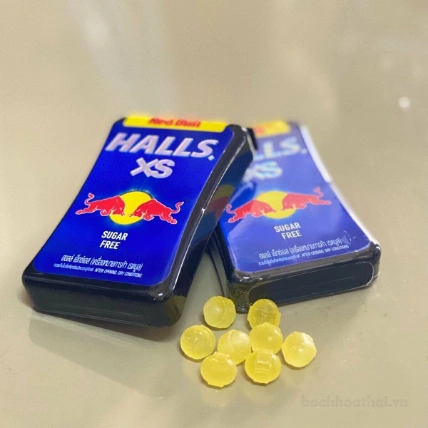 Kẹo ngậm thơm miệng Halls XS vị Red Bull Thái Lan ảnh 7