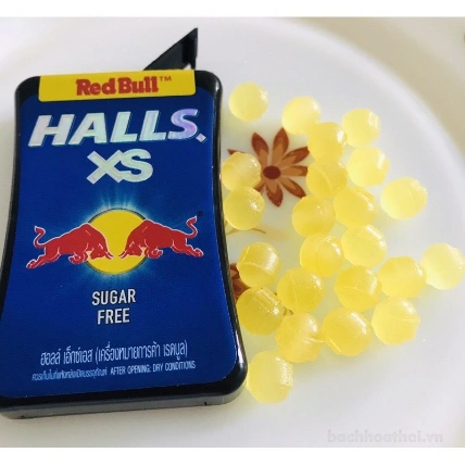 Kẹo ngậm thơm miệng Halls XS vị Red Bull Thái Lan ảnh 3