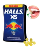 Ảnh sản phẩm Kẹo ngậm thơm miệng Halls XS vị Red Bull Thái Lan 1
