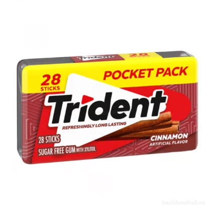 Kẹo Trident Gum không đường vị trái cây nhiệt đới ảnh 9