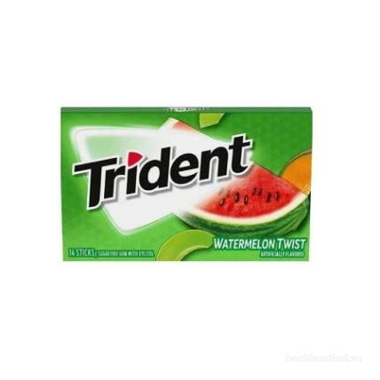 Kẹo Trident Gum không đường vị trái cây nhiệt đới ảnh 16