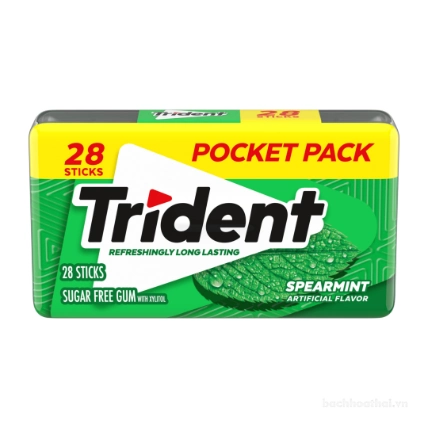 Kẹo Trident Gum không đường vị trái cây nhiệt đới ảnh 18