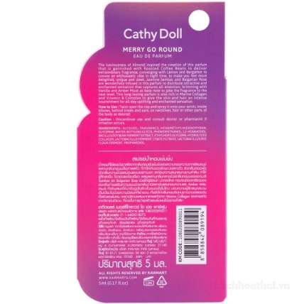 Nước hoa Cathy Doll Eau De Parfum bản Thái mini 5ml đủ mùi  ảnh 4