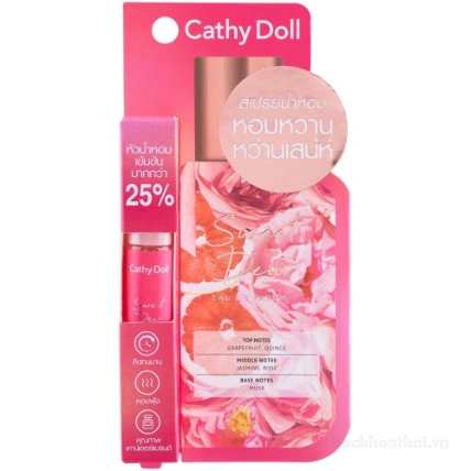 Nước hoa Cathy Doll Eau De Parfum bản Thái mini 5ml đủ mùi  ảnh 9