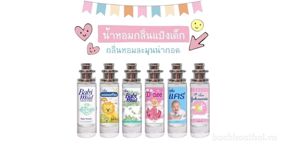 Xịt thơm nội địa Thái Lan chai thủy tinh 35ml