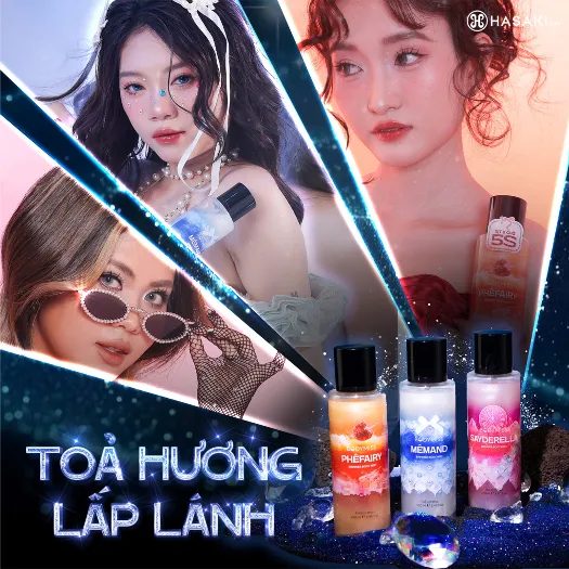 Ảnh sản phẩm Xịt thơm Bodymiss hương nước hoa nhũ kim tuyến Shimmer Body Mist 250ml 2