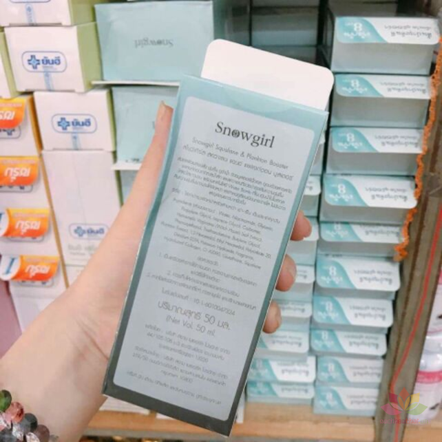 Serum vi tảo biển Snowgirl Squalane & Plankton Booster ảnh 3