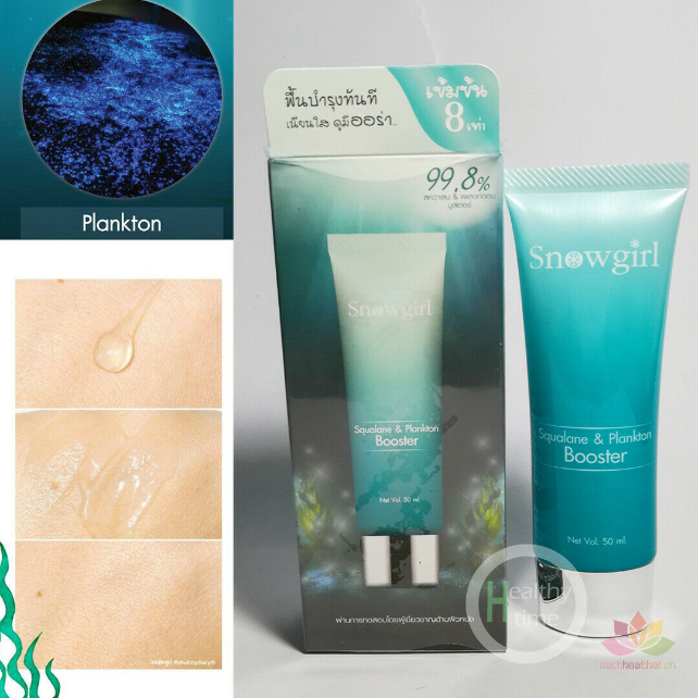 Serum vi tảo biển Snowgirl Squalane & Plankton Booster ảnh 9