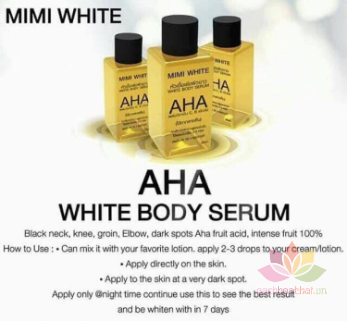 Serum kích trắng MIMI White Body Aha ảnh 5