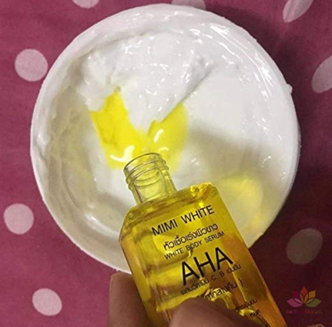 Serum kích trắng MIMI White Body Aha ảnh 2