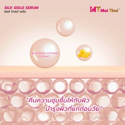 Serum tơ tằm MT Mai Thai Silk Gold hoàng gia Thái Lan ảnh 9