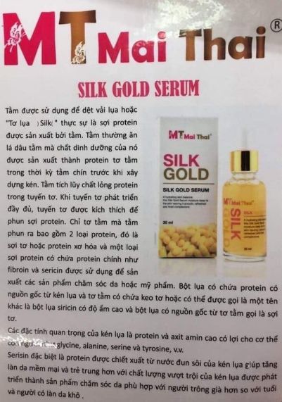 Serum tơ tằm MT Mai Thai Silk Gold hoàng gia Thái Lan ảnh 11
