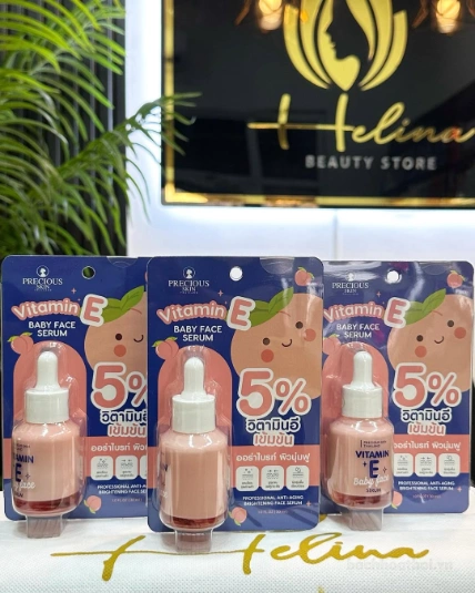 Serum dưỡng da Vitamin E đều màu da loại bỏ sẹo nám baby Face Serum Thái Lan ảnh 13