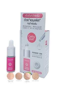 Ảnh sản phẩm Serum dưỡng trắng da loại bỏ đốm đen sẹo mụn Cathy Doll Power On L-Glutathione Ampoule Thái Lan 1