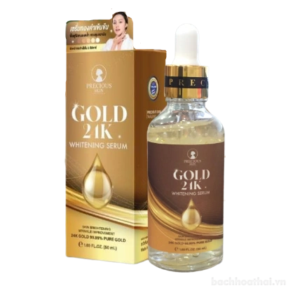 Serum dưỡng trắng da mặt vàng Gold 24K Whitening Thái Lan ảnh 1