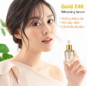 Ảnh sản phẩm Serum dưỡng trắng da mặt vàng Gold 24K Whitening Thái Lan 2