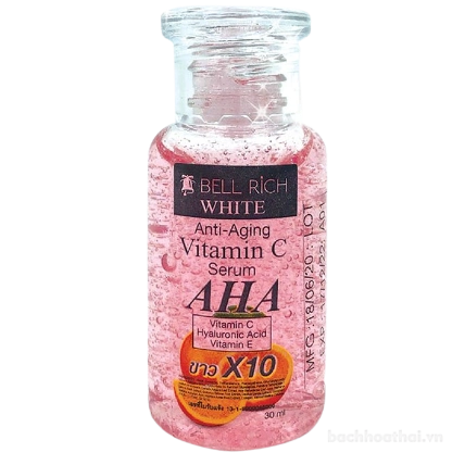 Serum kích trắng tẩy thâm đen Bell Rich Vitamin C AHA Whitening X10   ảnh 14