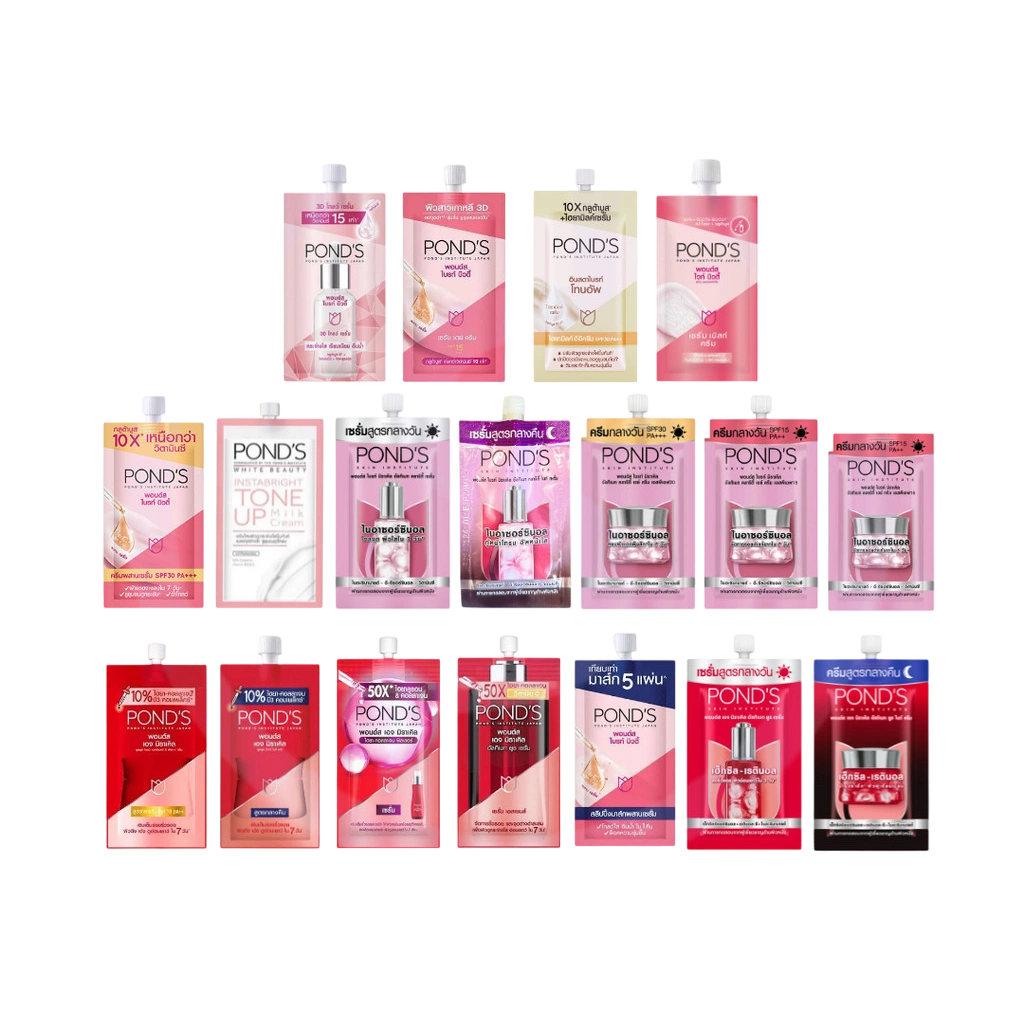 Túi serum dưỡng trắng chống nắng da Pond’s Bright Beauty Thái Lan  Niasorcinol SPF30