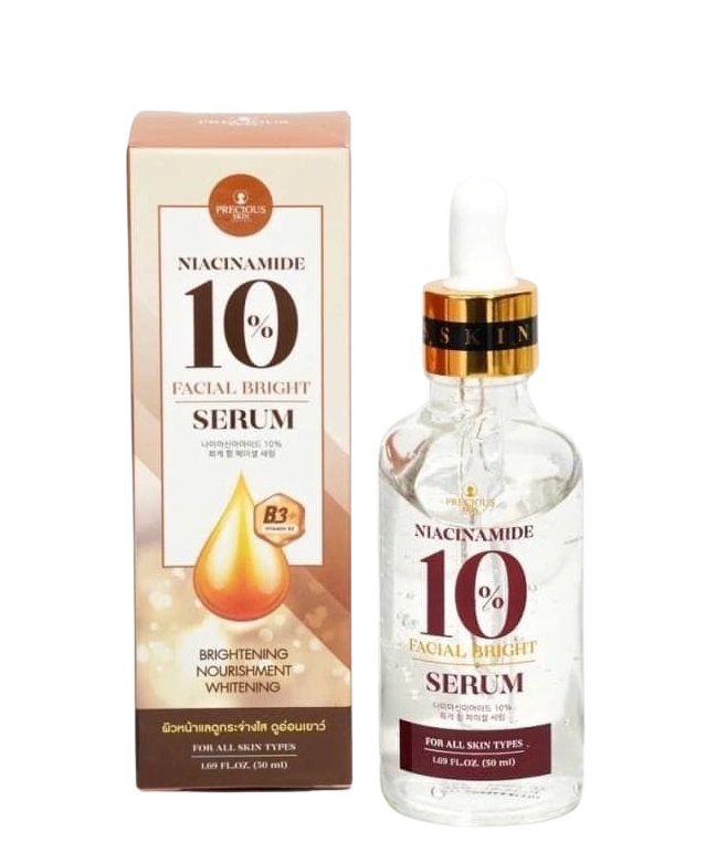 Serum dưỡng trắng da mặt Niacinamide 10% Facial Bright Serum 50ml