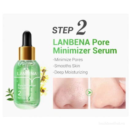 Lanbena Pore Minimizer Serum dưỡng ẩm, thu nhỏ chân lông ảnh 10